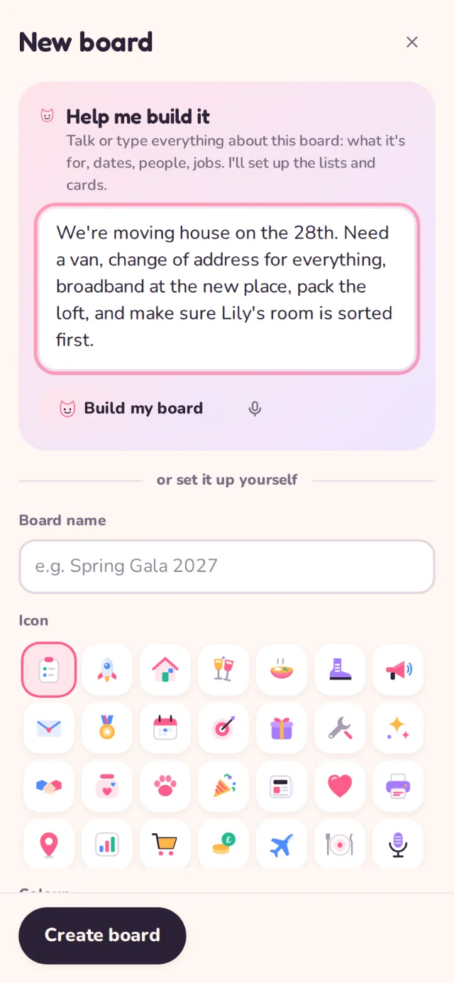 Help me build it: a brain dump about moving house on the 28th